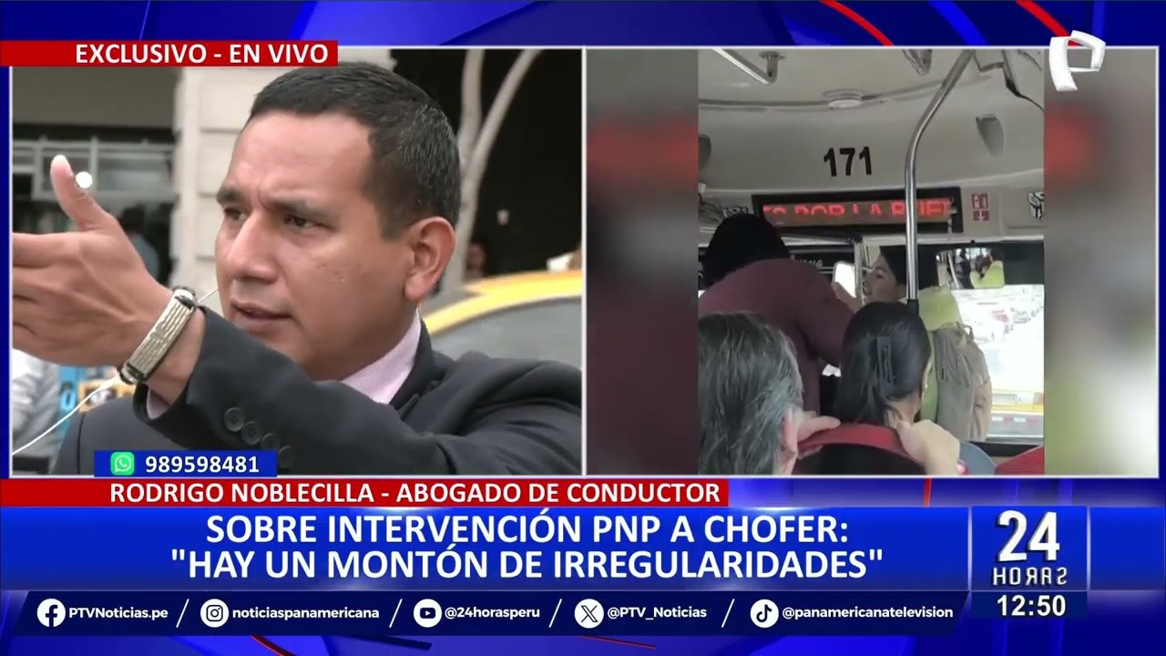 Abogado de detenido por cobrar pasaje a policía denuncia tráfico de influencias y abuso de autoridad