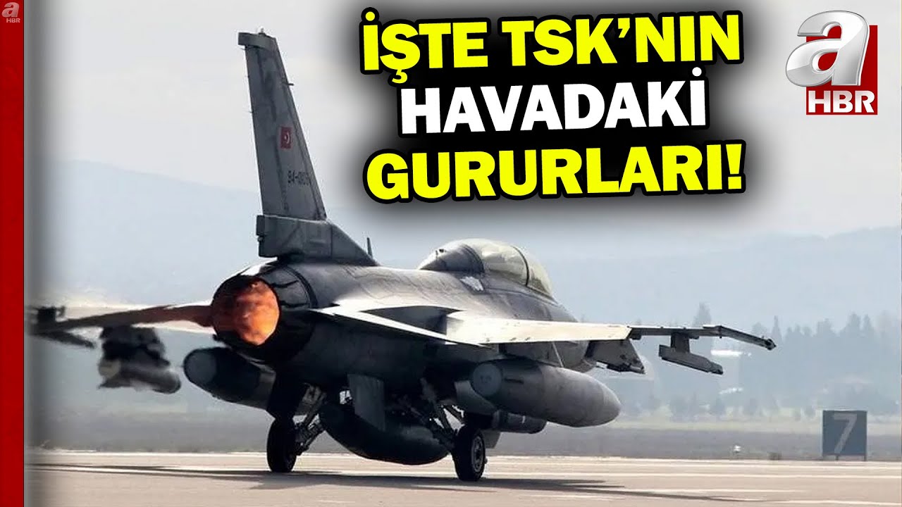 A Haber 9. Ana Jet Üs Komutanlığı'nda... İşte TSK'nın Havadaki Gurur F-16 Pilotları! | A Haber