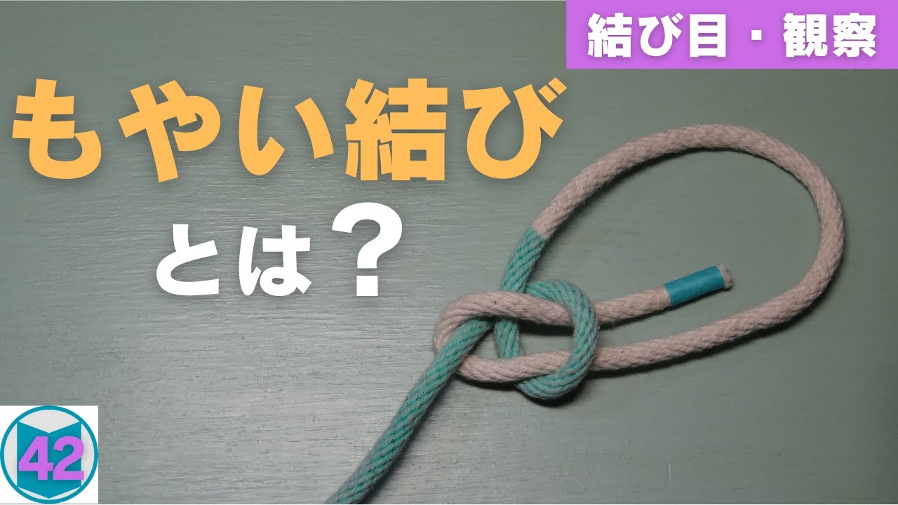 【もやい結び】の観察