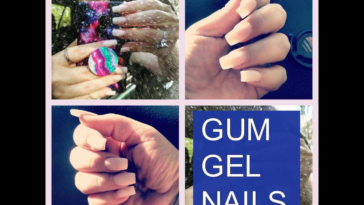 ~GUM GEL NAIL SET~CORNSTARCH & GEL!!! LIKE POLY GEL??~