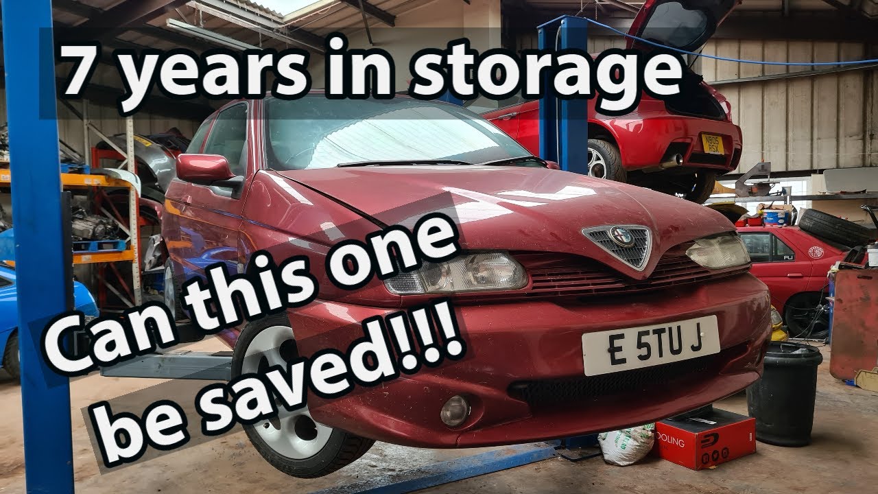 Alfa Romeo 145 goes on the ramp whats up with it?