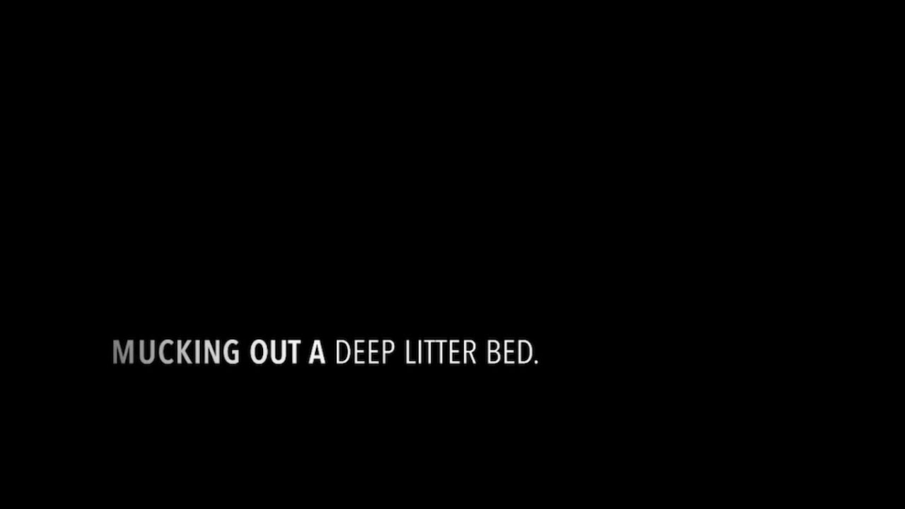 How to Muck Out a Deep Litter Aubiose Bed