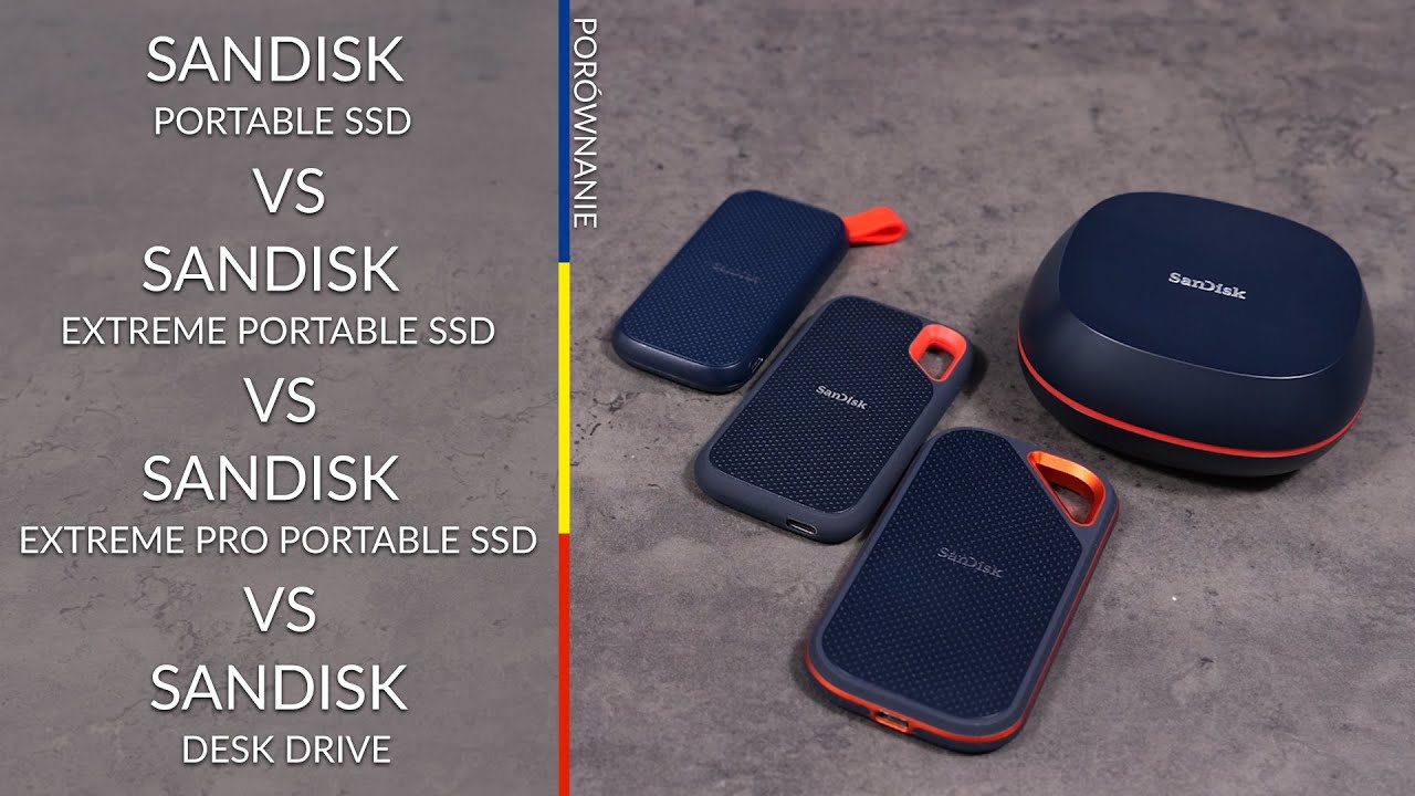 Por&oacute;wnanie dysk&oacute;w SanDisk &ndash; dane techniczne &ndash; RTV EURO AGD
