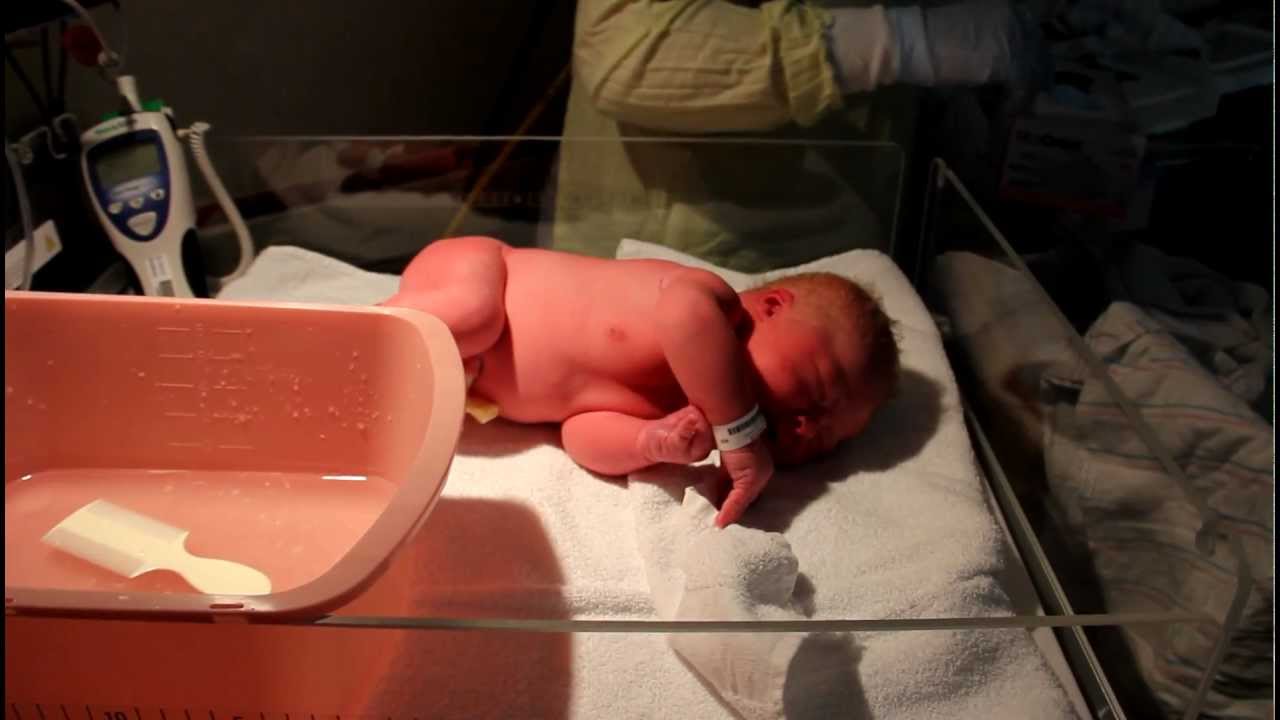 Eddie's First Bath