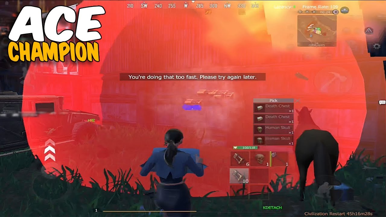 Helping Friend on Ace Champion | Last Island of Survival