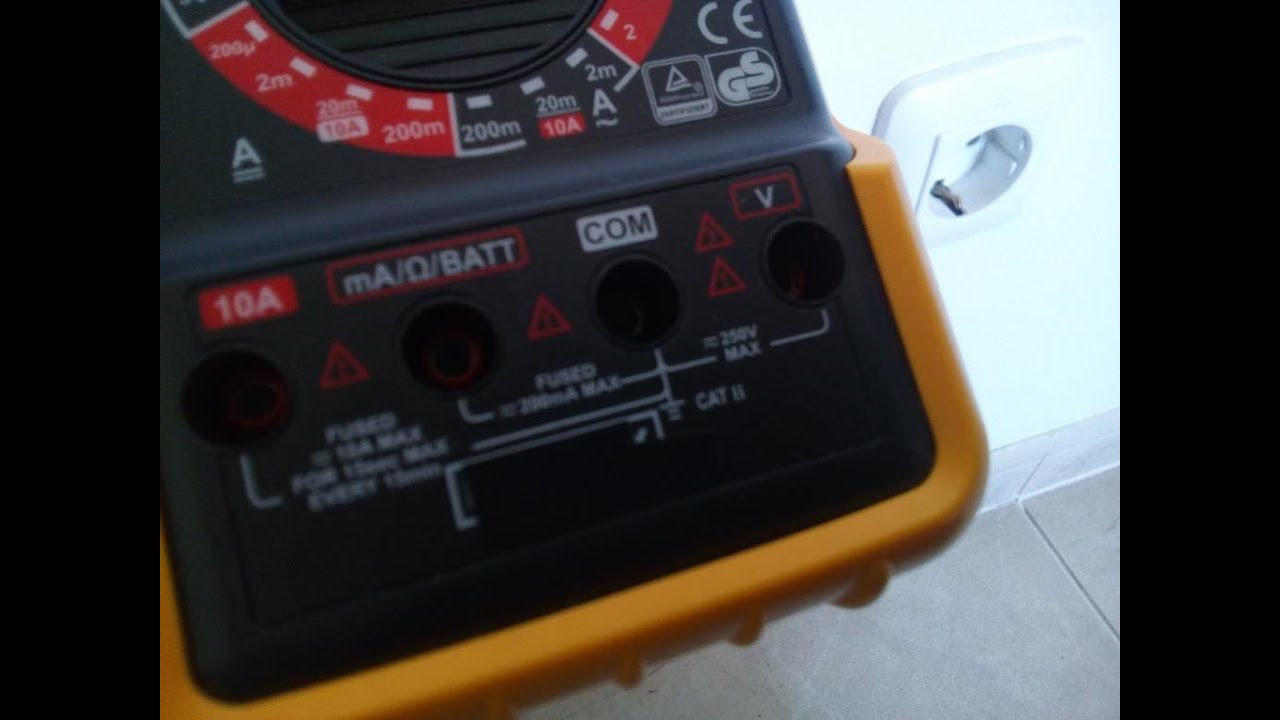 PRUEBA PRACTICA DE LA CAT II DE UN MULTIMETRO - POLIMETRO &iquest;SOPORTA EL FALLO?