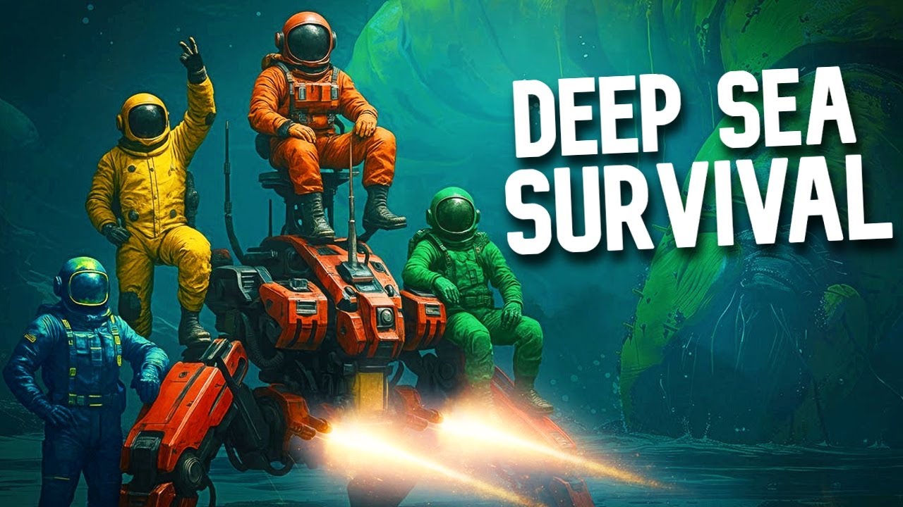 Deep Sea Drilling! Upgrade a HUGE MECH For Endless Loot in Ocean Keeper Co-op Drill Multiplayer!