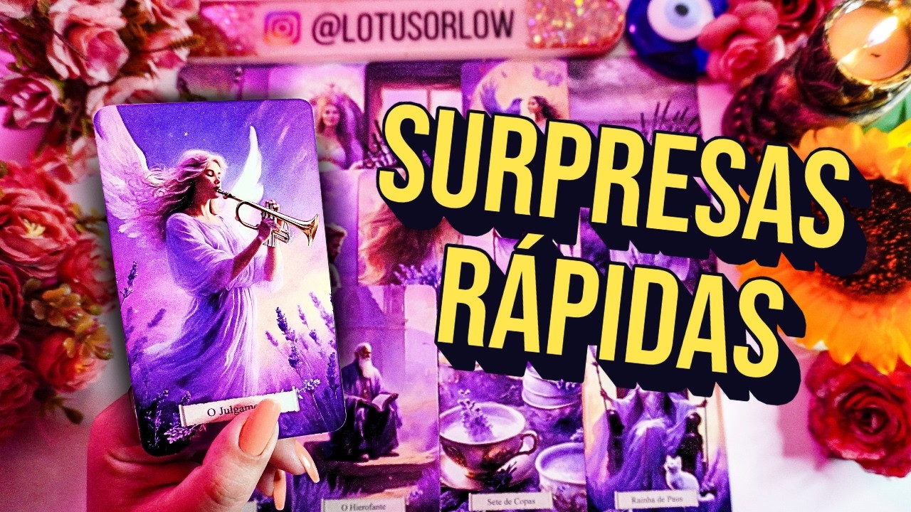 💥🎁PRÓXIMOS 5 DIAS: todas as surpresas RÁPIDAS que você vai receber | LEI DO RETORNO | TAROT HOJE
