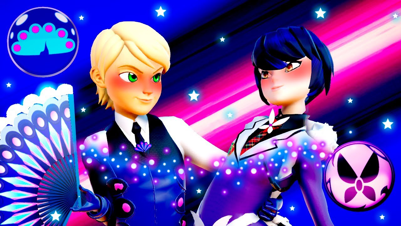 [Miraculous Ladybug S5] Argos & Mushishi NEW FULL TRANSFORMATIONS 🦚🦋 Felix x Kagami 💙💜