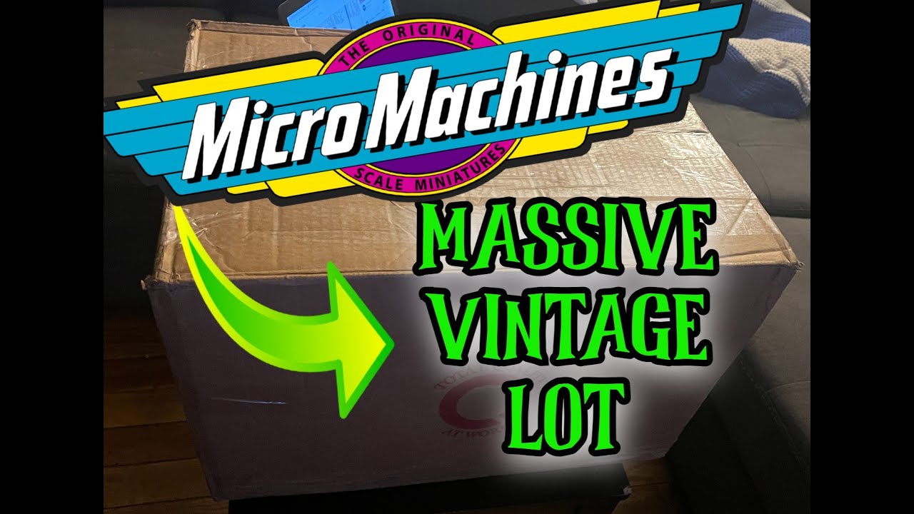 21Lbs Box of Vintage Micro Machines! MrMatthews Mail Call.