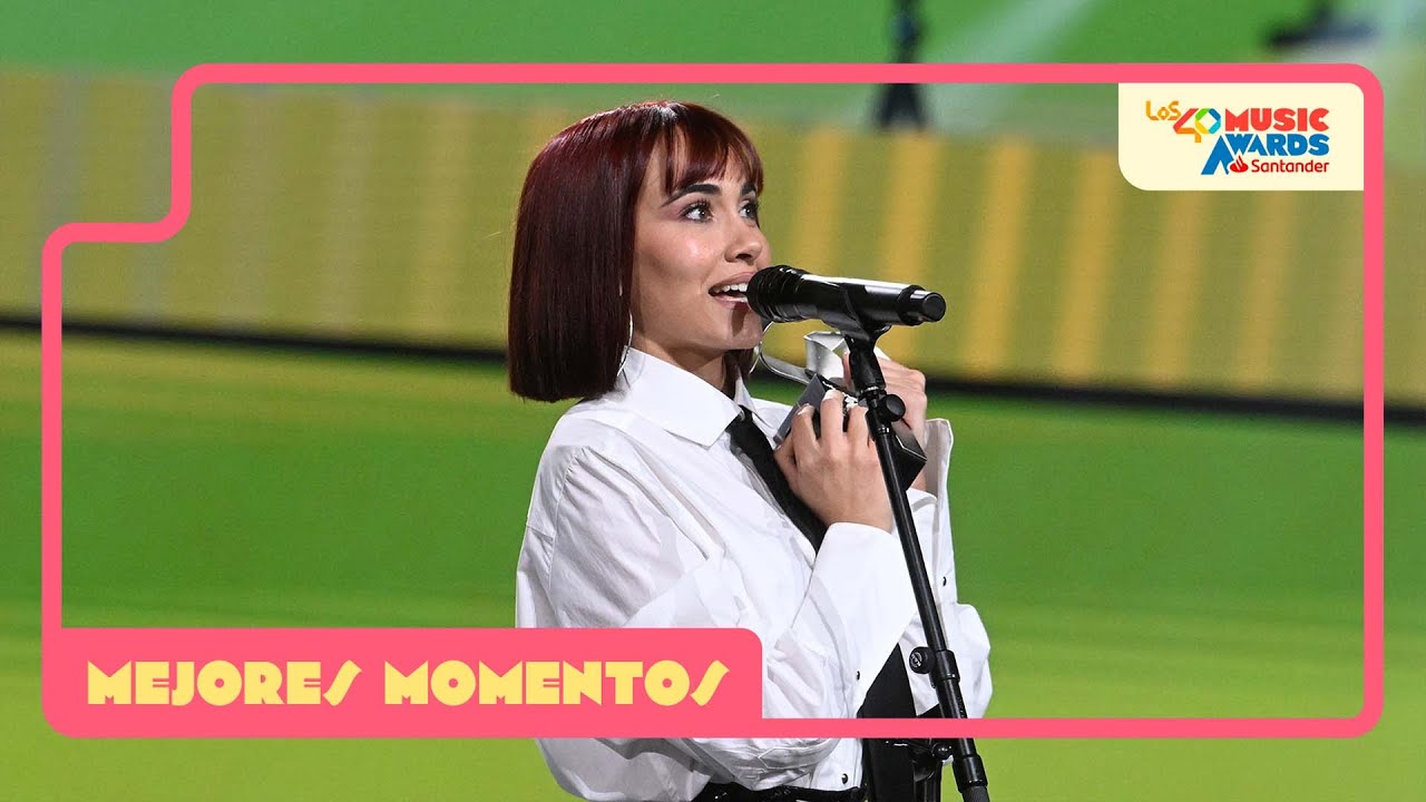 Aitana, premio a Mejor Videoclip por 'LAS BABYS' con #youtube | LOS40 Music Awards 2023