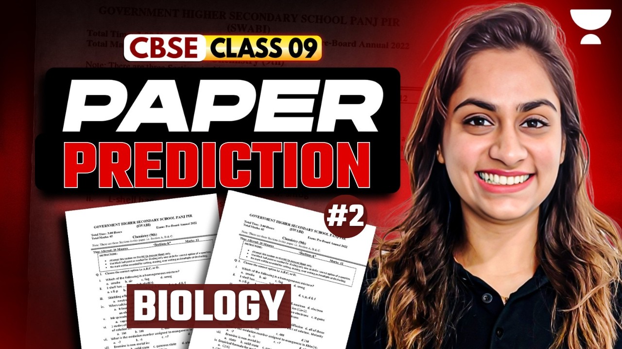 Class 9 Biology Final Exam Question Paper 2026 | Most Important Questions | Shivangi Ma'am