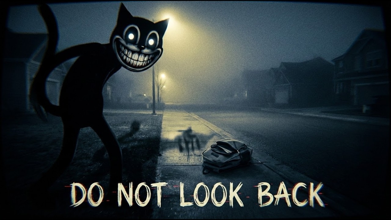 He Smiled When the Lights Went Out | Cartoon Cat Horror