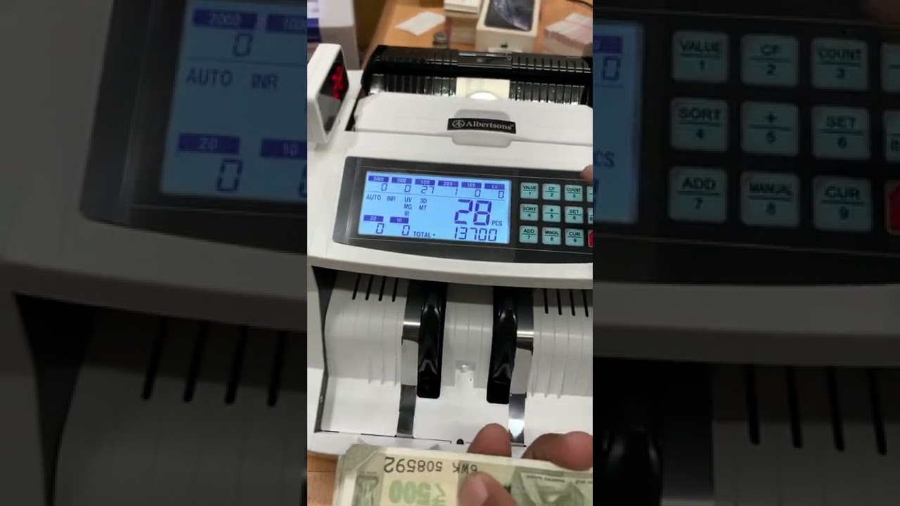 Albertson CC-LV -100 Mix Currency Counting Machine