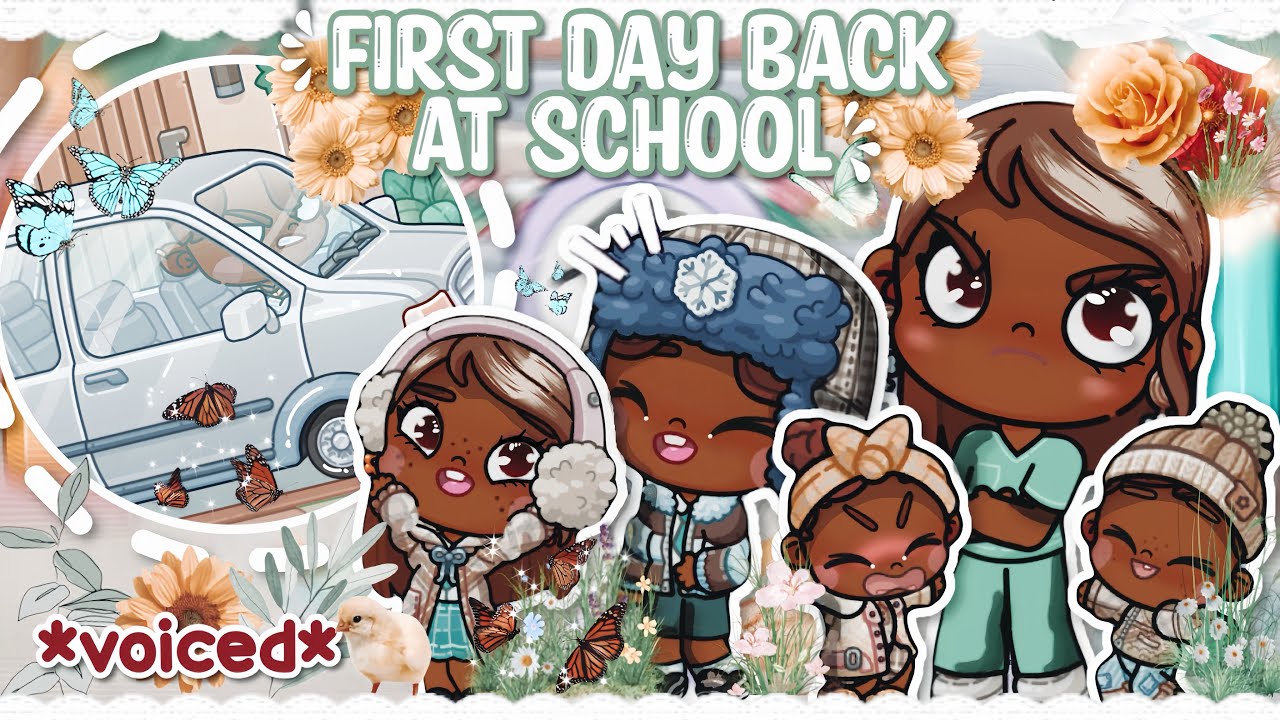 FIRST DAY BACK AT SCHOOL || *after winter break*|| SPRING IS HERE?!!🌺🌼🌿.||voiced🎙️||Avatar word.||