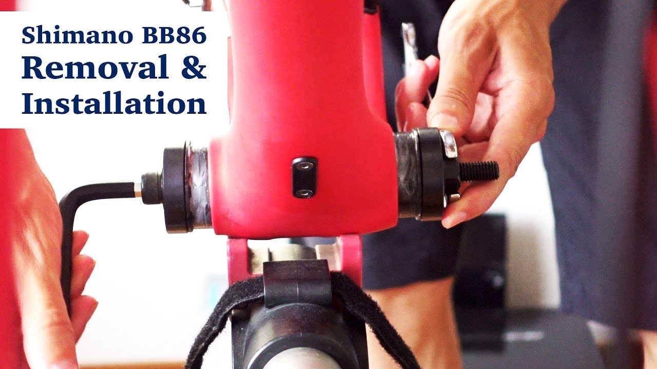 Shimano pressfit BB86 bottom bracket removal and installation How-to tutorial