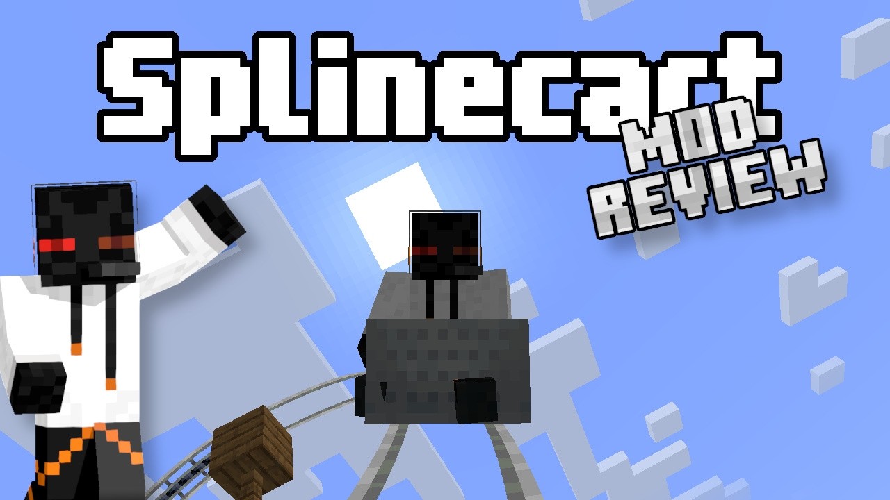 Minecraft Mod Review: Splinecart (1.21.1 Showcase Deutsch)