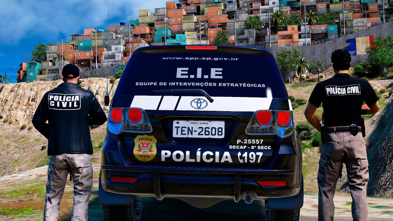 OPERAÇÃO DA POLÍCIA CIVIL FECHA DESMANCHE CLANDESTINO - E.I.E  | GTA 5 POLICIAL