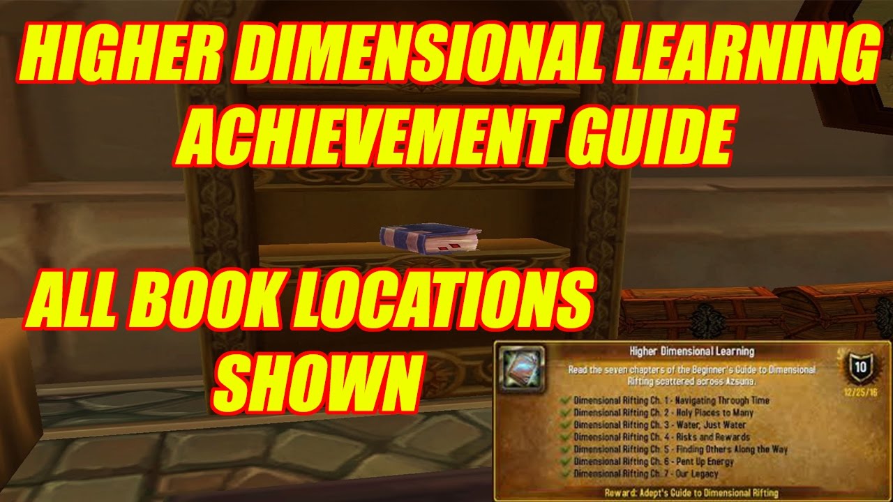 How To Get Higher Dimensional Learning Achievement Guide