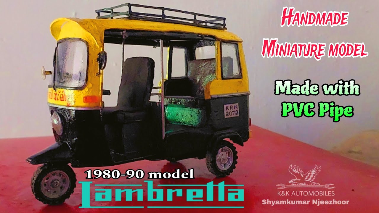 LAMBRETTA Autorickshaw MINIATURE MAKING