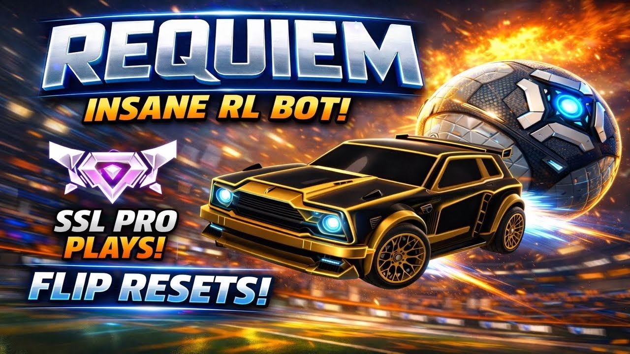 THE BEST Rocket League AI Bot For 2v2s! | Requiem SSL AI Bot - Cheat