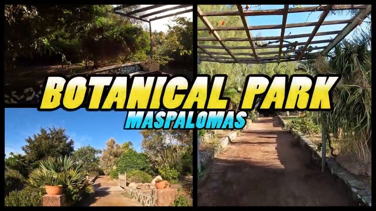 BOTANICAL PARK of Maspalomas - Parque Botanico de Maspalomas - Gran Canaria (4k)