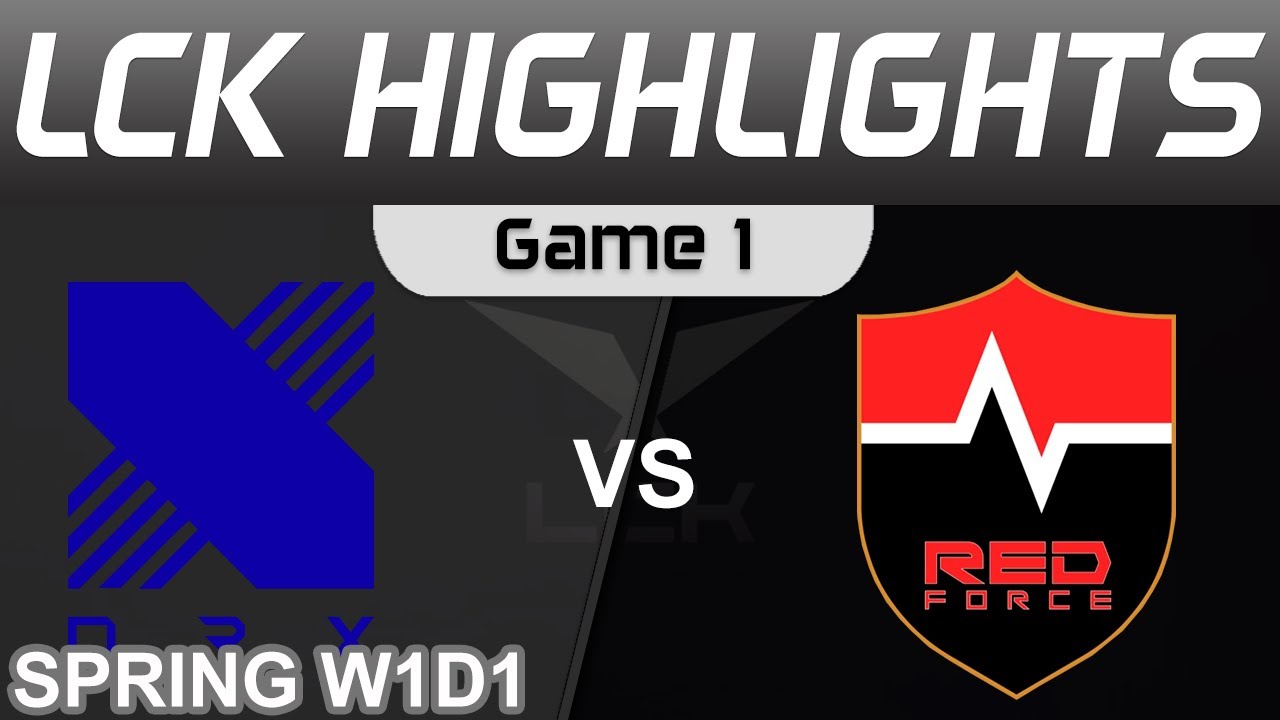 DRX vs NS Highlights Game 1 LCK Spring Season DRX vs Nongshim RedForce by Onivia