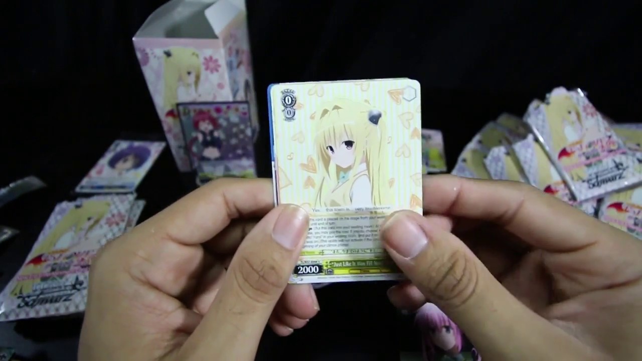 To Love Ru Darkness Weiss Schwarz ENG Booster Box Opening!