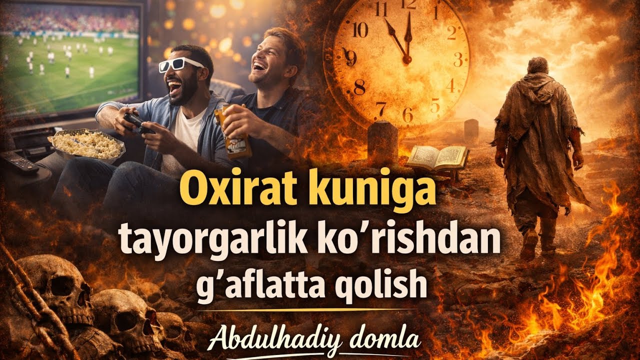 Oxirat kuniga tayorgarlik ko'rishdan g'aflatta qolish | Ustoz Abdulhadiy Domla