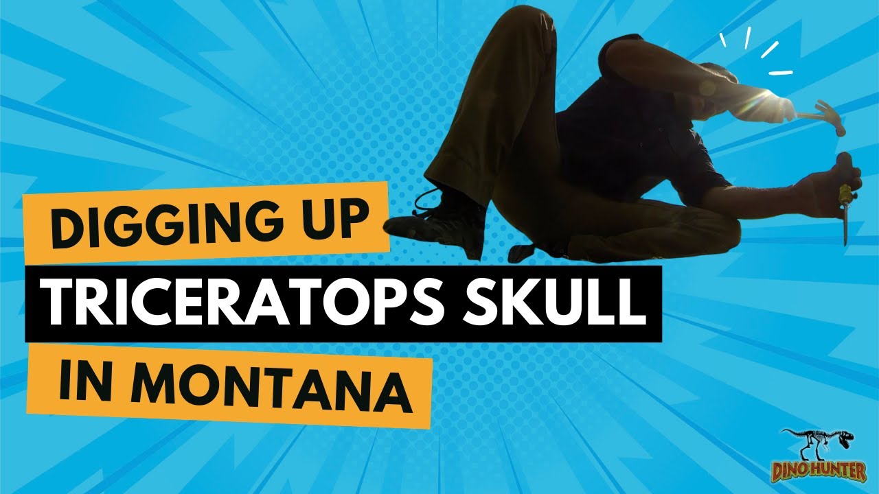 Digging Up a Triceratops Skull in Montana | Dino Hunter