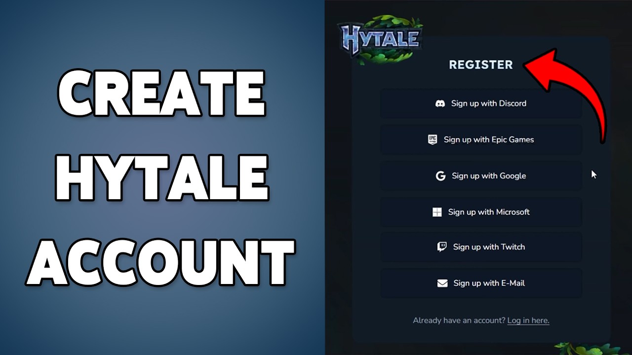 Как создать аккаунт в Hytale | Регистрация в Hytale в 2026 году
