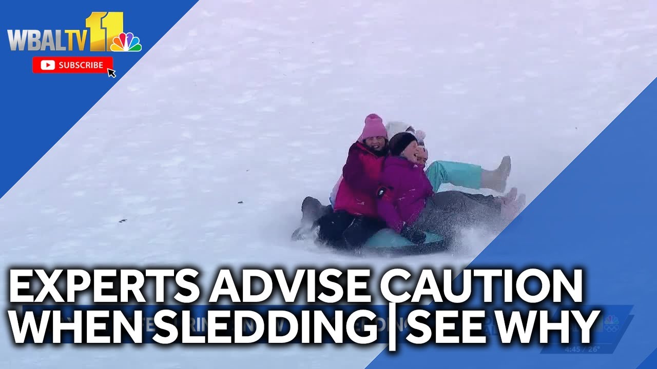 Expert advises caution with children sledding