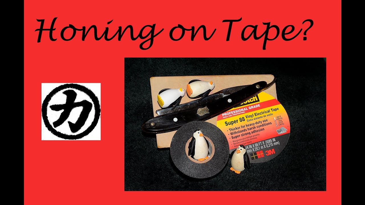 To Tape, or Not To Tape - Straight Razor Honing