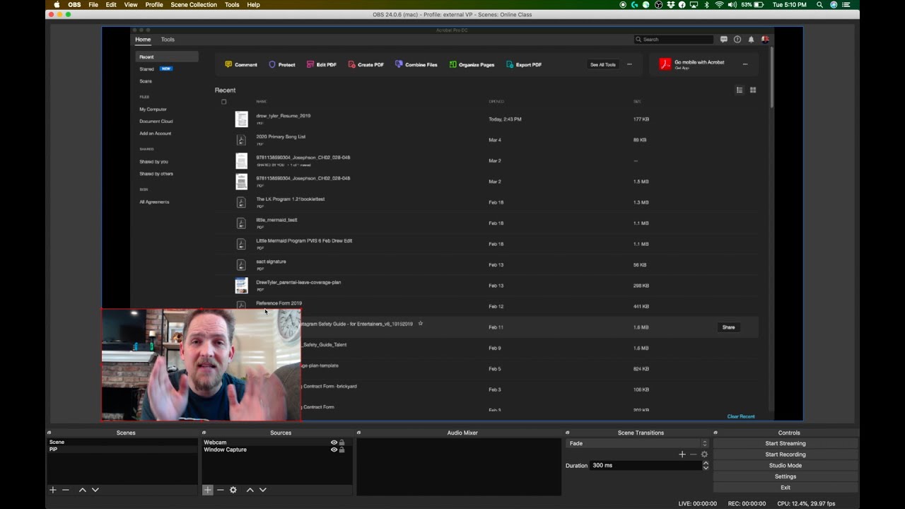 Using OBS to Easily Create Videos with Your Camera and Your Screen. Especially For Teachers!