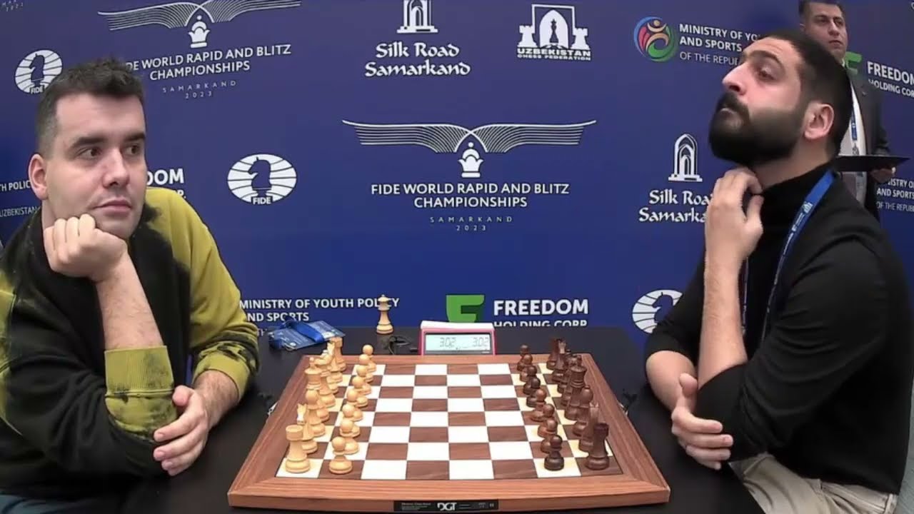 KING'S GAMBIT!! Ian Nepomniachtchi vs Saleh Salem || World Blitz Chess 2023 - R8