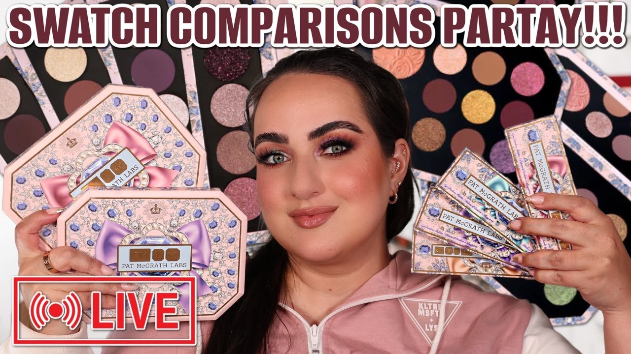 PAT MCGRATH BIJOUX BRILLIANCE COLLECTION SWATCH PARTY WITH PATTY!