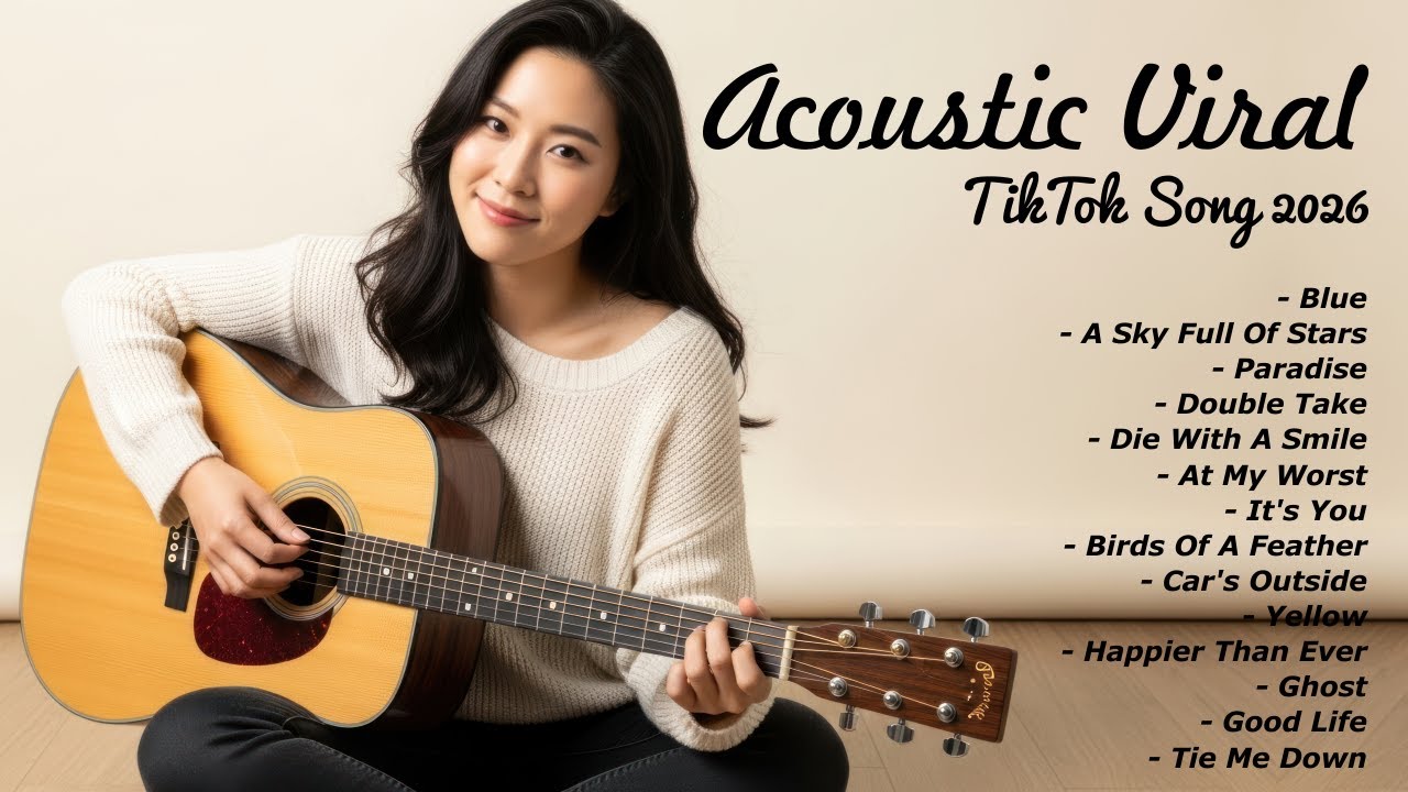 Acoustic Viral TikTok Song 2026 🔥🎵 | Relax & Chill Vibes | Blue , A Sky Full Of Stars , Paradise