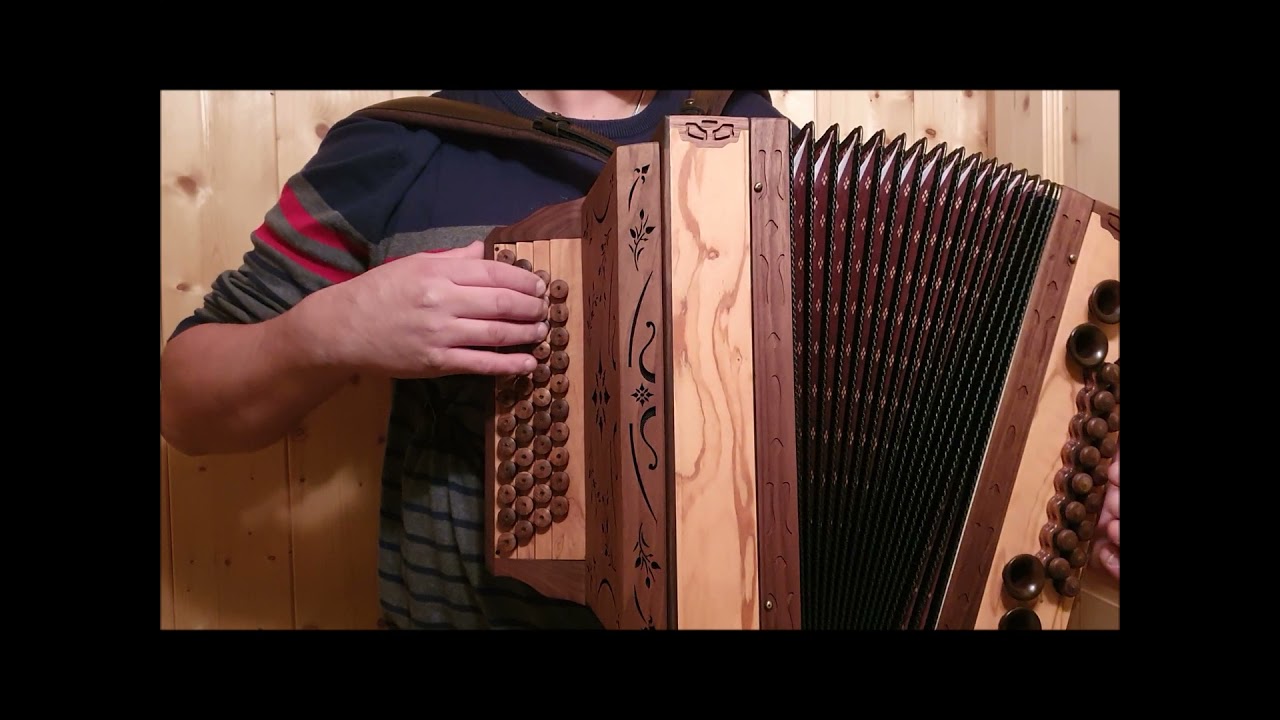 WoidBua Harmonika Modell Olive G C F B flach