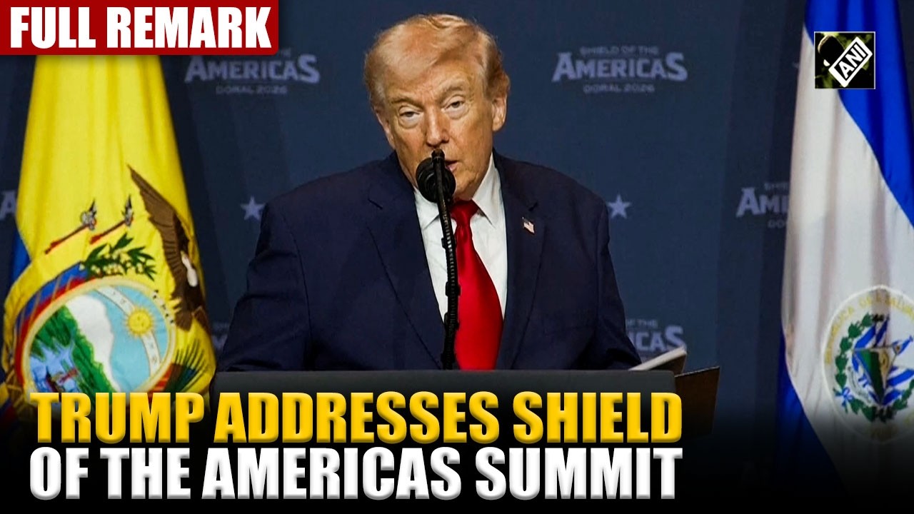 Iran-Israel war to Cuba Crisis: US President Trump addresses Shield of the America summit in Florida