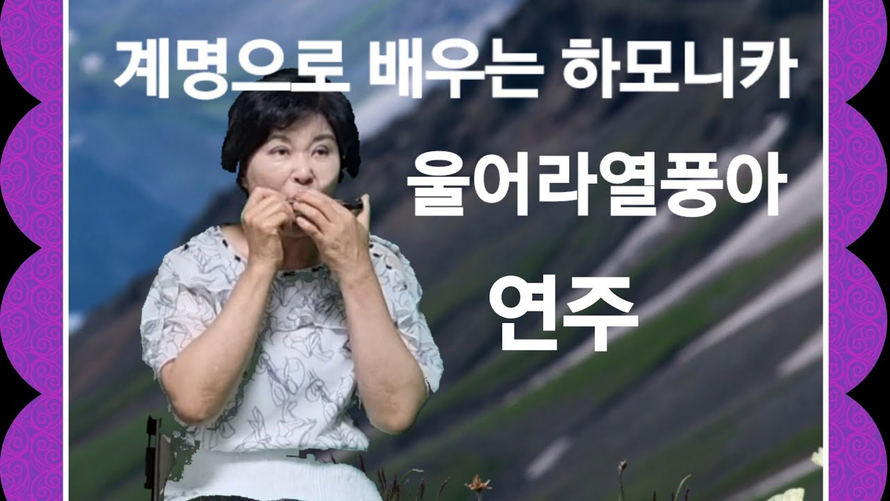 울어라 열풍아 하모니카 연주