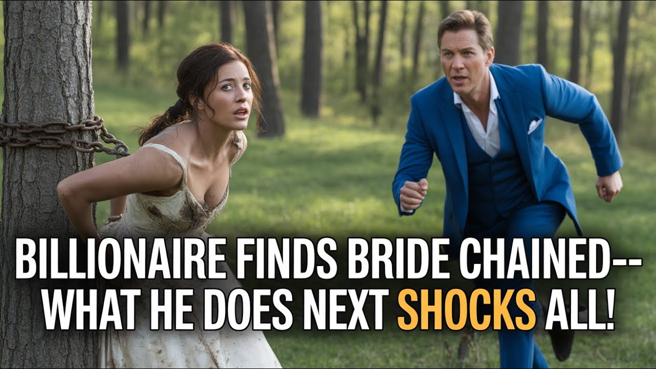 A Billionaire Discovers a Girl in a Wedding Dress Trapped in the Woods and Acts Unexpectedly
