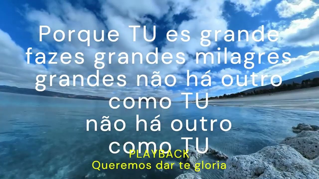 Playback Queremos dar te glória//musicover