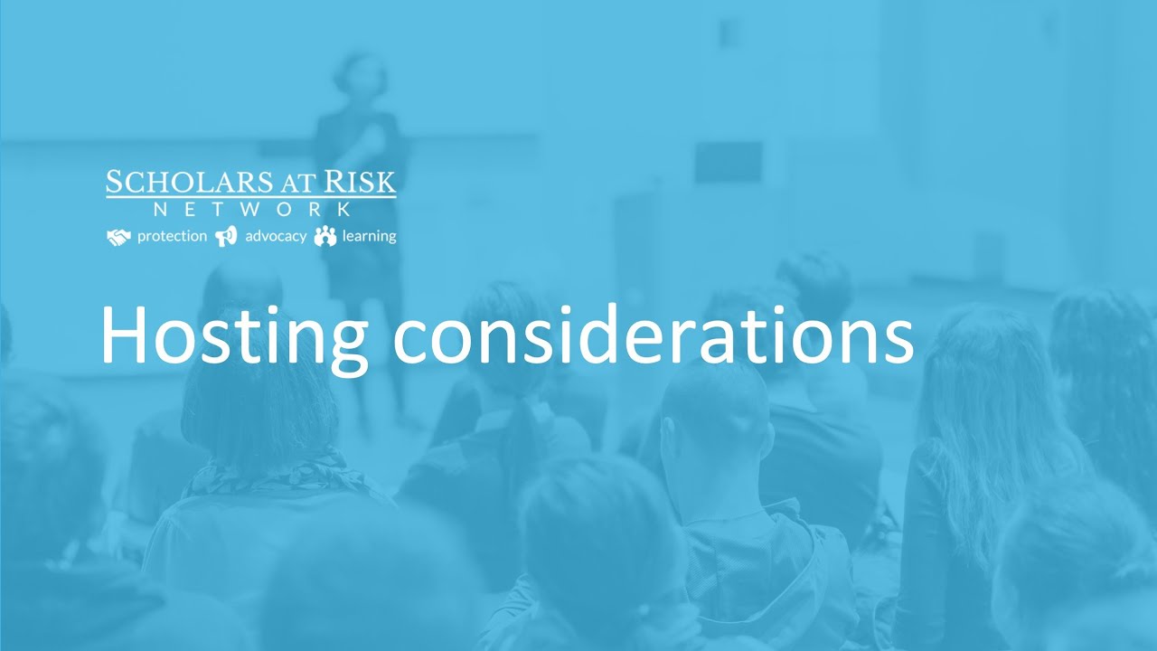 How to Host 2022 Workshop: Hosting Considerations