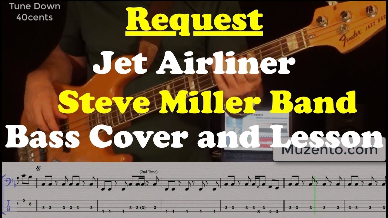 Jet Airliner - Bass Cover and Lesson - Request