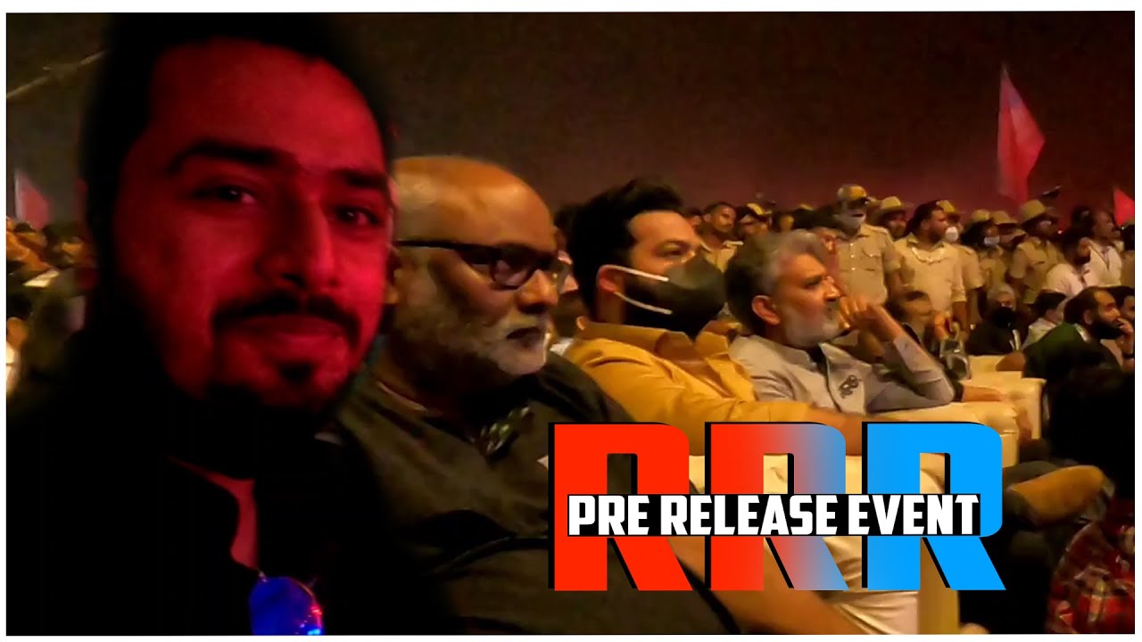 RRR prerelease event Vlog Banglore | #rrr #unqgamer #saharaYT #MrTask