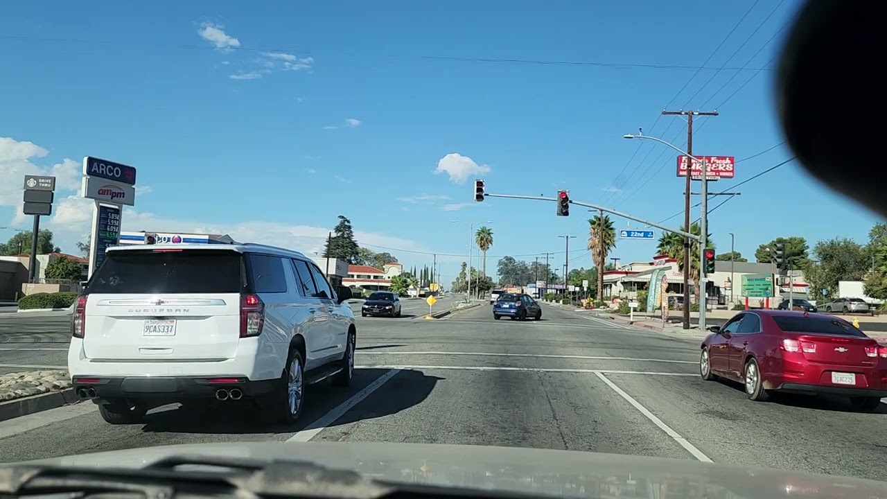 City of Banning CA,  1913  Ramsey St Driving