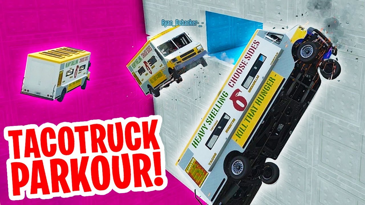SPECIAAL PARKOUR IN DE TACO TRUCK!