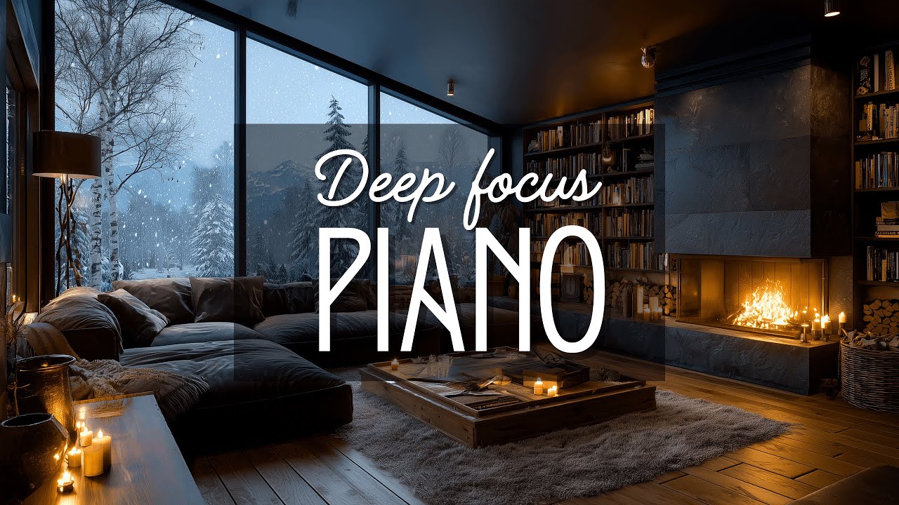 Deep Focus Piano – 3 Hours of Piano Music for Concentration