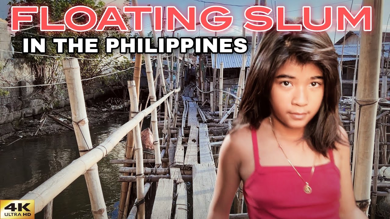 Life in a Floating Slum in Cavite City Philippines [4K]