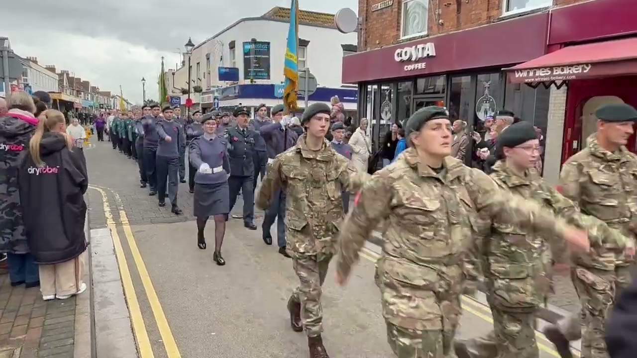Burnham-On-Sea Remembrance Parade 2025